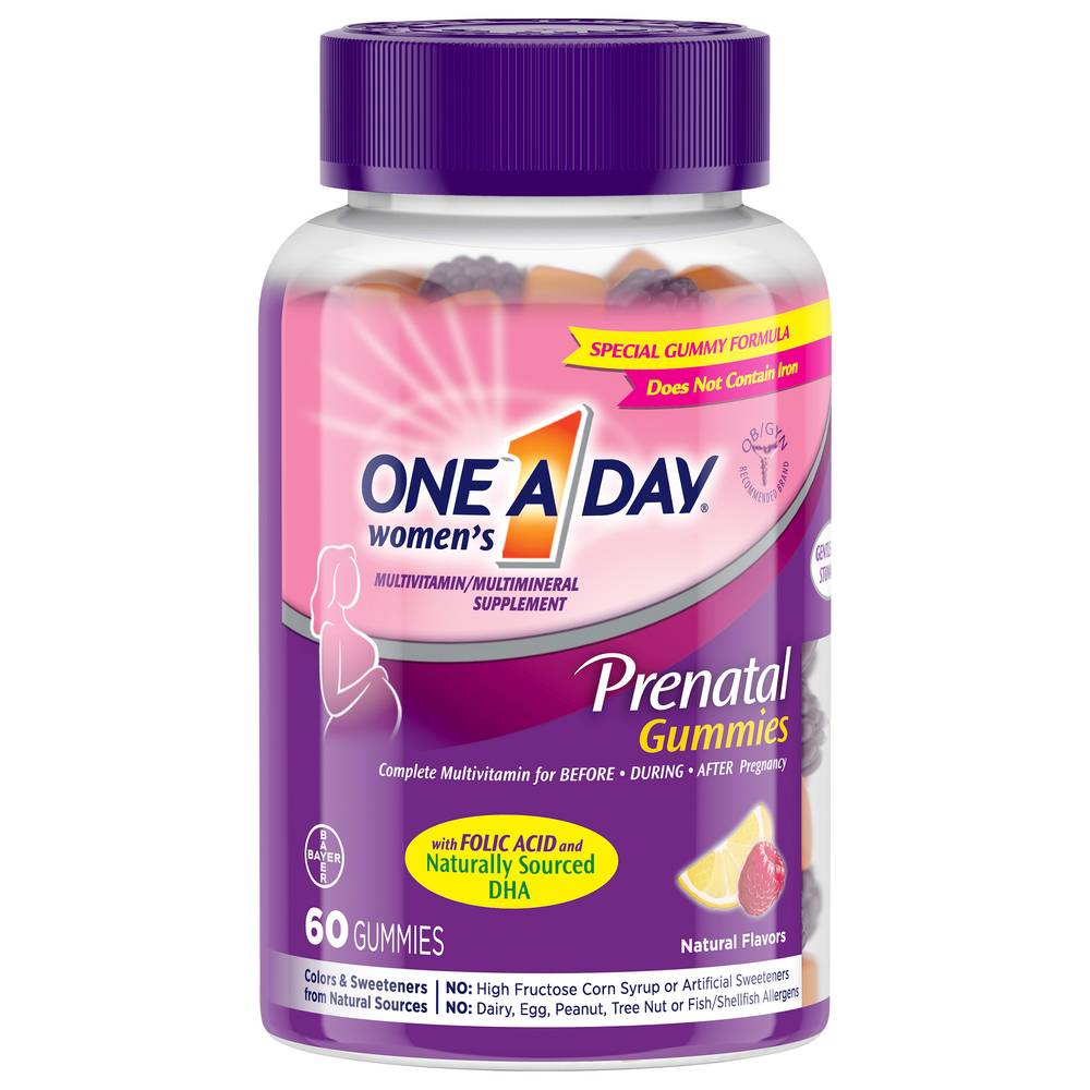 One a Day Womens Prenatal Gummies (natural) (60ct)