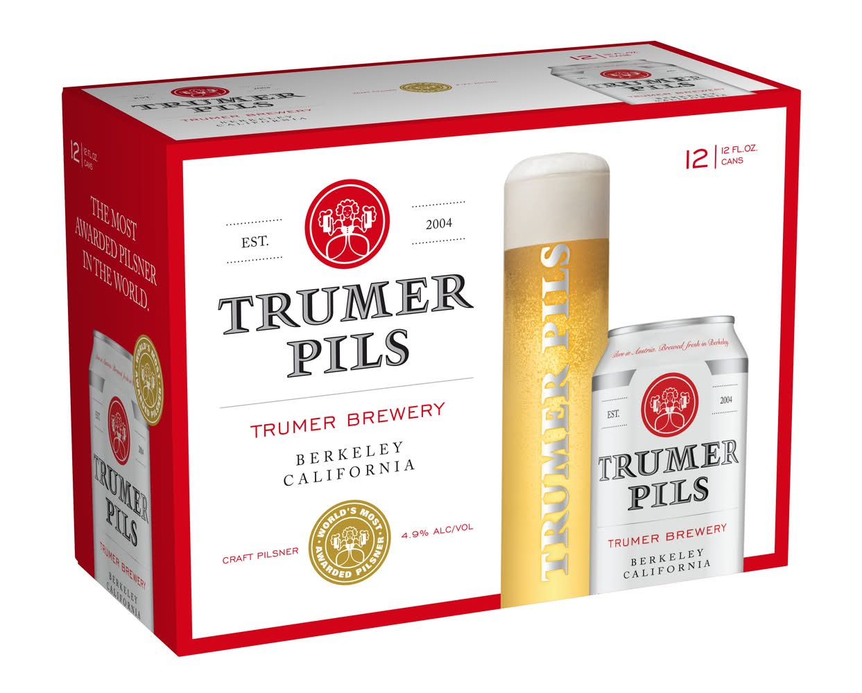 Trumer Pils Perfectly Crafted Pilsner Beer Cans, 2004 (12 x 12 fl oz)