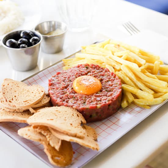 Bife Tártaro (c/batata frita)