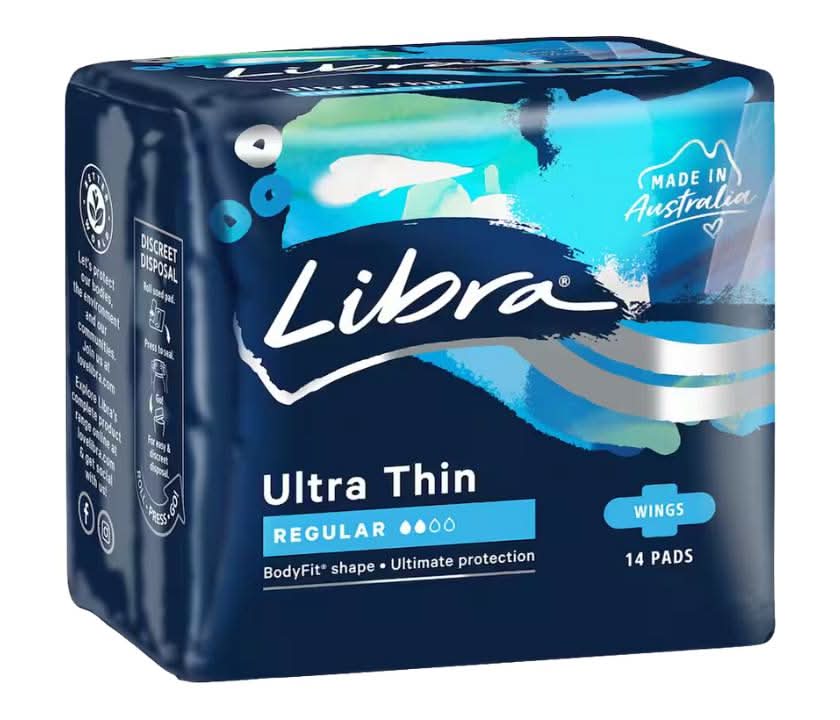 Libra Pads Regular Ultra Thin Wings 14pk