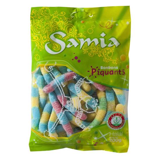 Bonbons vers piquant halal Samia 200g