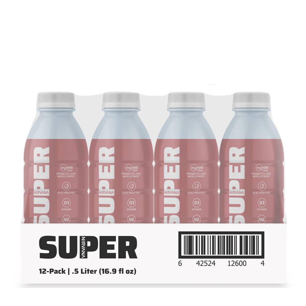 Super Water - Strawberry Lemonade  16.9 fl oz (12 Bottles) (1 Unit(s))