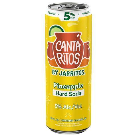 Cantaritos Hard Soda, Pineapple (24 fl oz)