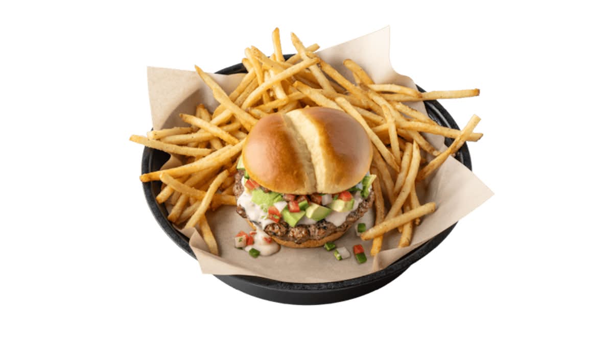 Avocado Queso Pico Burger