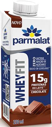 Parmalat bebida láctea uht wheyfit 15g sabor chocolate (250 ml)