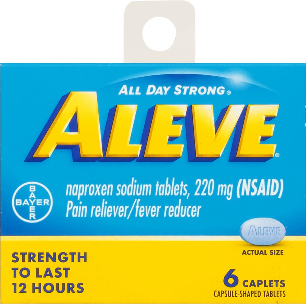 Aleve All Day Strong 220 mg Naproxen Sodium Caplets (3.2 oz)