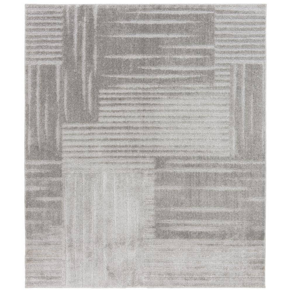 Intercept 6 Ft. X 8 Ft. Light Gray Area Rug