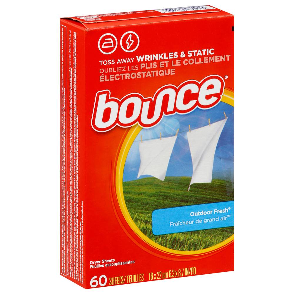 Bounce Dryer Sheet Outdoor Fresh (60 ct)