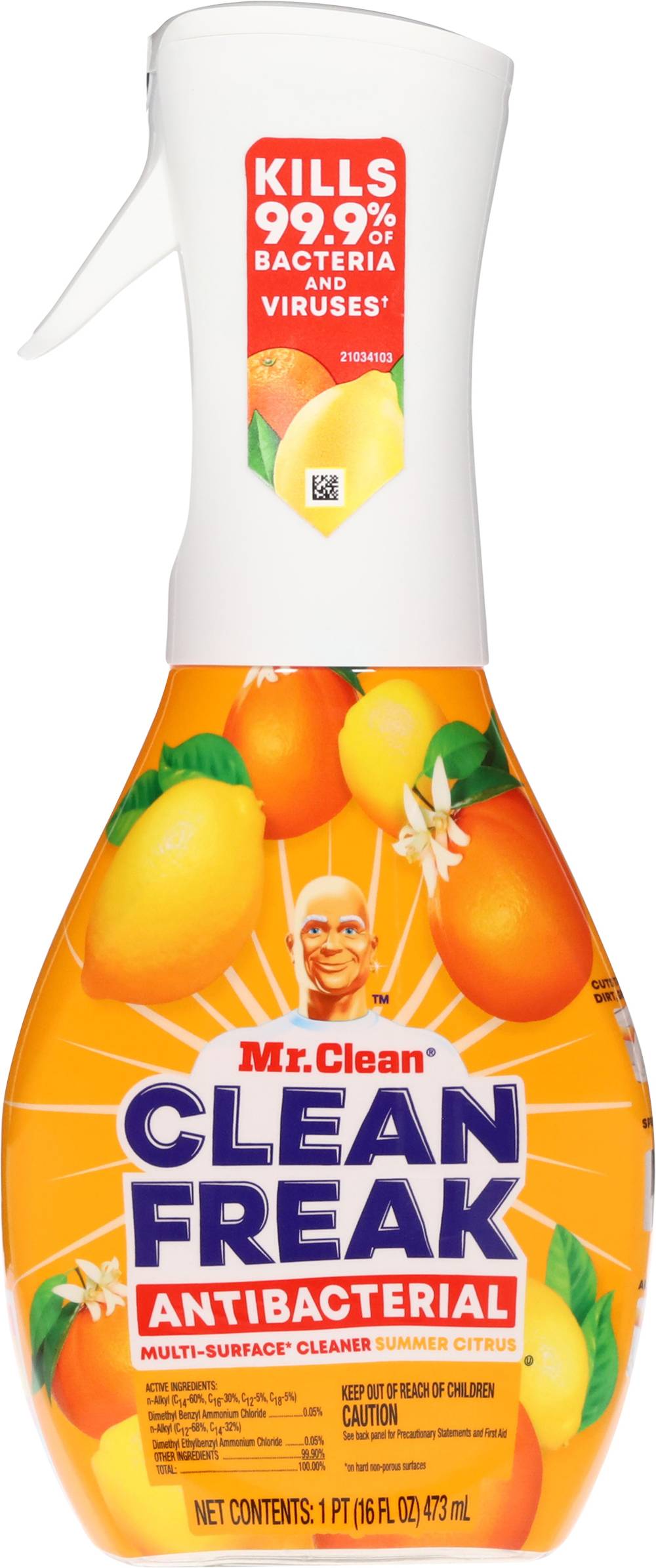 Mr. Clean Clean Freak All Purpose Cleaner Spray, Citrus (16 fl oz)