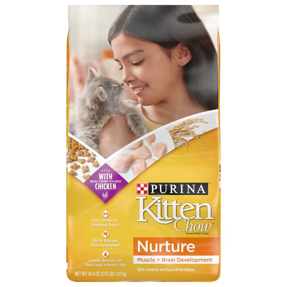 Kitten Chow Nurture Dry Cat Food (3.15 lbs)