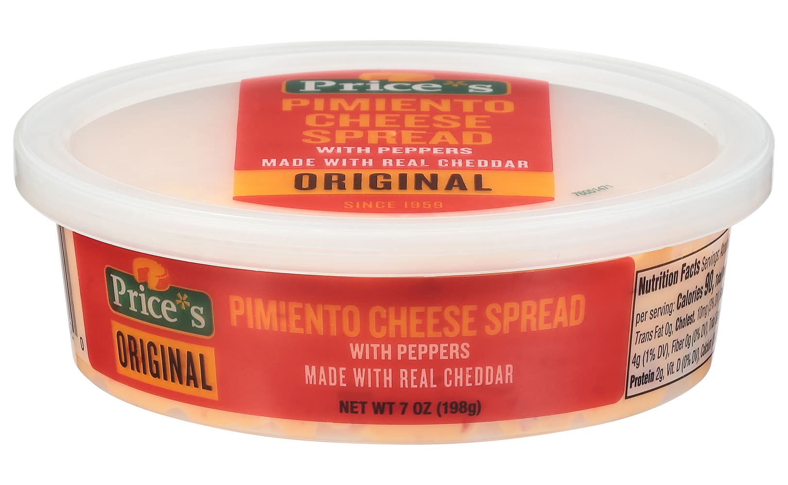 Price's Pimiento Cheddar Cheese Spread (7 oz)