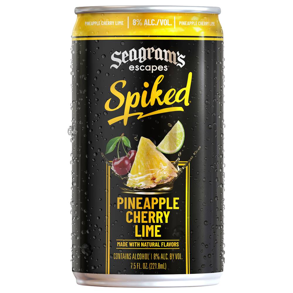 Seagram's Escapes Spiked Beer, Pineapple-Cherry-Lime (7.5 fl oz)