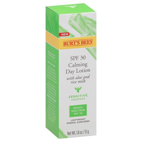 Burt's Bees Sensitive Solutions Spf 30 Calming Day Lotion