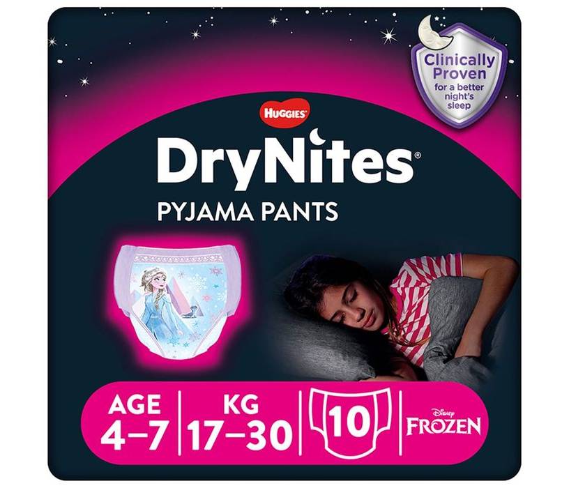 Drynites 10 Pyjama Pants Age 4-7 17-30kg (391295)
