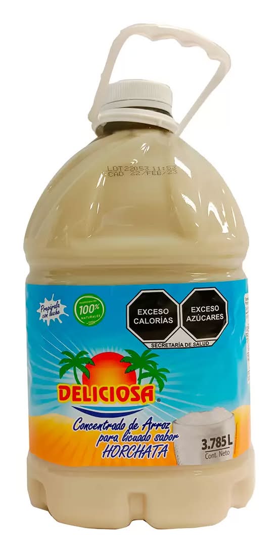 Deliciosa · Concentrado de horchata (3,78 L)