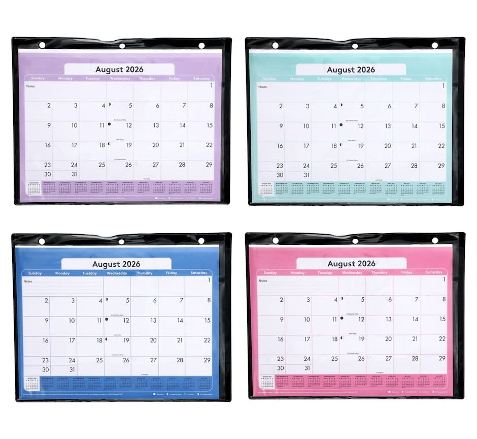 Jot 2026-2027 Monthly Planner Binder, Assorted Colors, 1-ct.