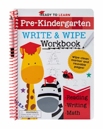 Ready To Learn™ Pre-Kindergarten Write & Wipe Workbook
