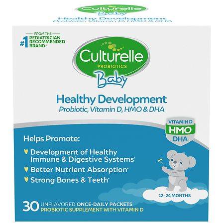Culturelle Healthy Development Probiotic For Babies & Kids Ages 1-2 Years (30 ct)