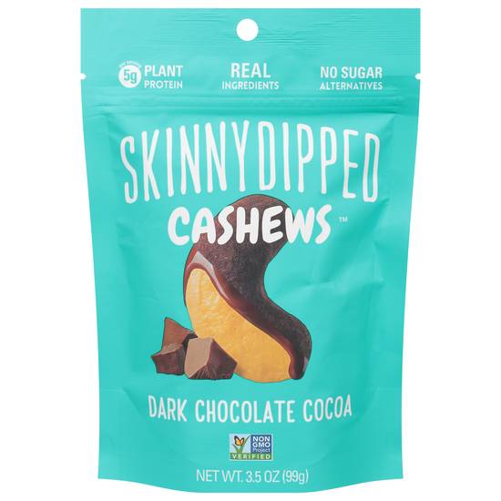 Skinnydipped Dark Chocolate Cocoa Cashews (3.5 oz)