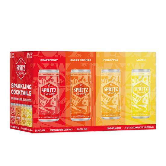 Spritz Society Variety pack Hard Seltzer (8 pack, 8.4 fl oz)