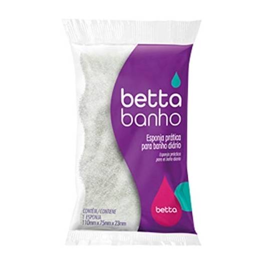 Betta esponja para banho (1 unidade)