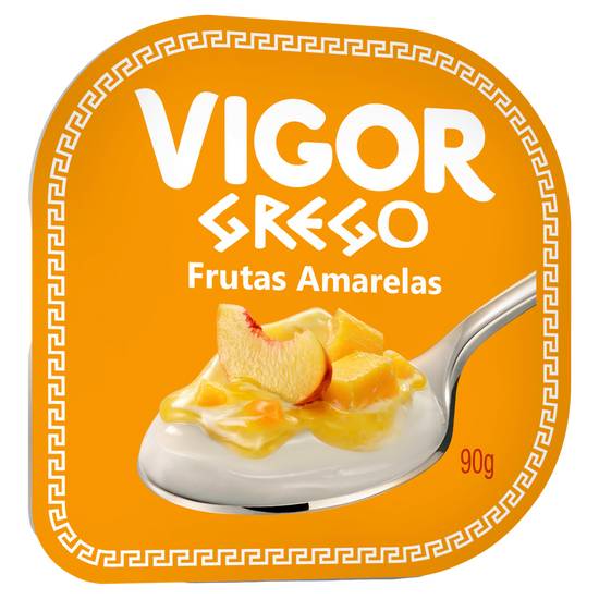 Vigor iogurte grego com calda de frutas amarelas (90 g)
