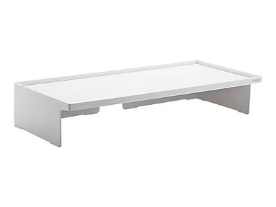 Poppin Monitor Riser Furniture (white)