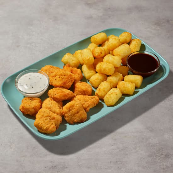Chicken Poppers & Potato Tots Combo
