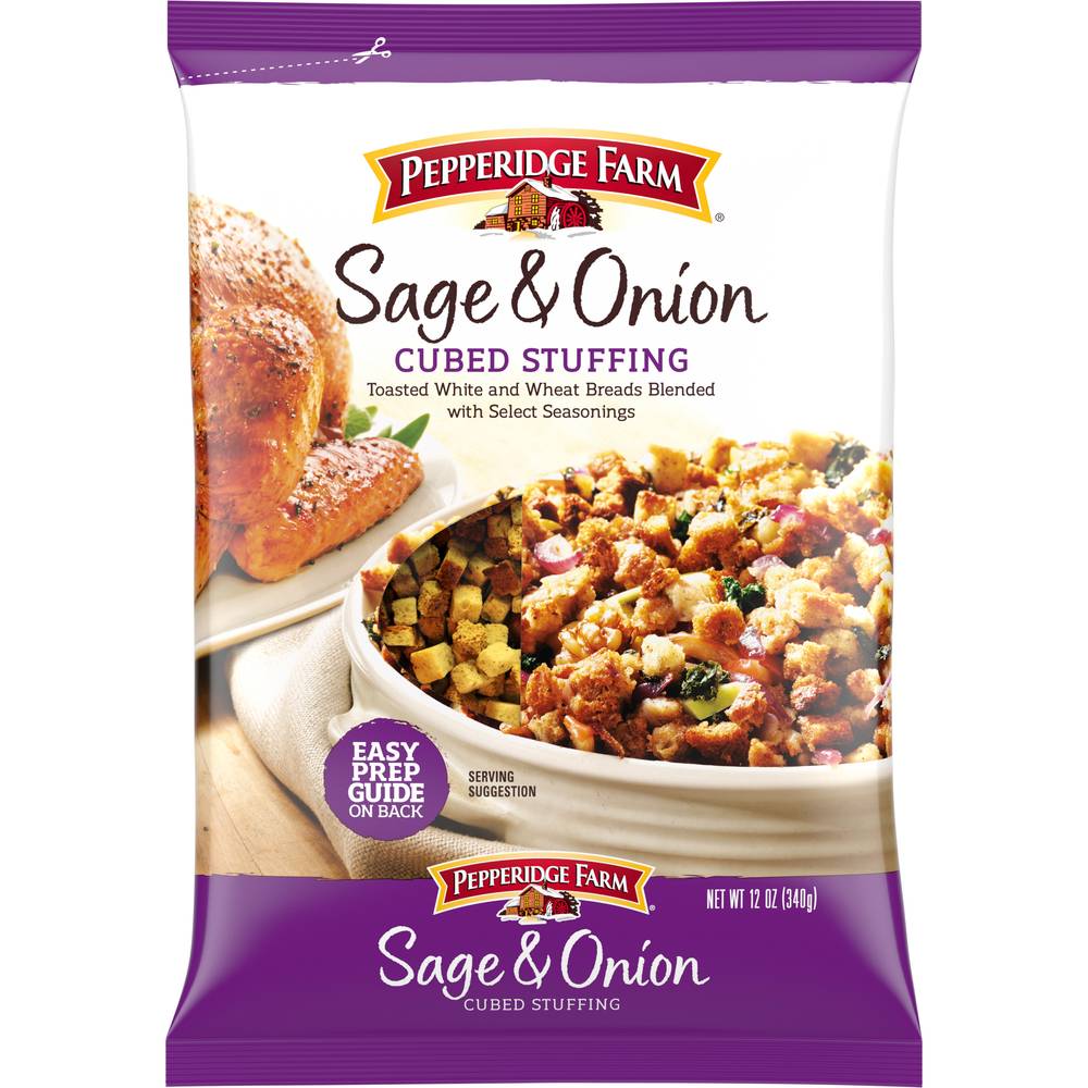 Pepperidge Farm Sage & Onion Cubed Stuffing (12 oz)