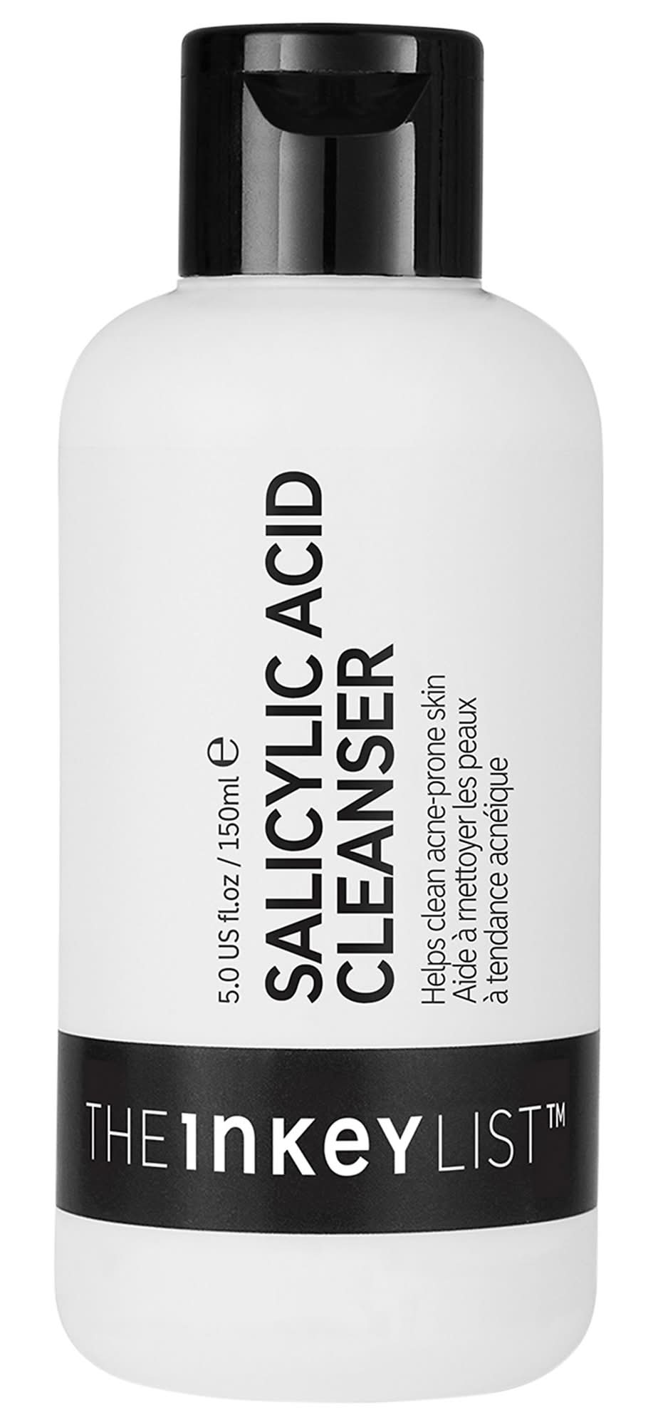 The Inkey List Salicylic Acid Acne + Blackhead Cleanser 5/150