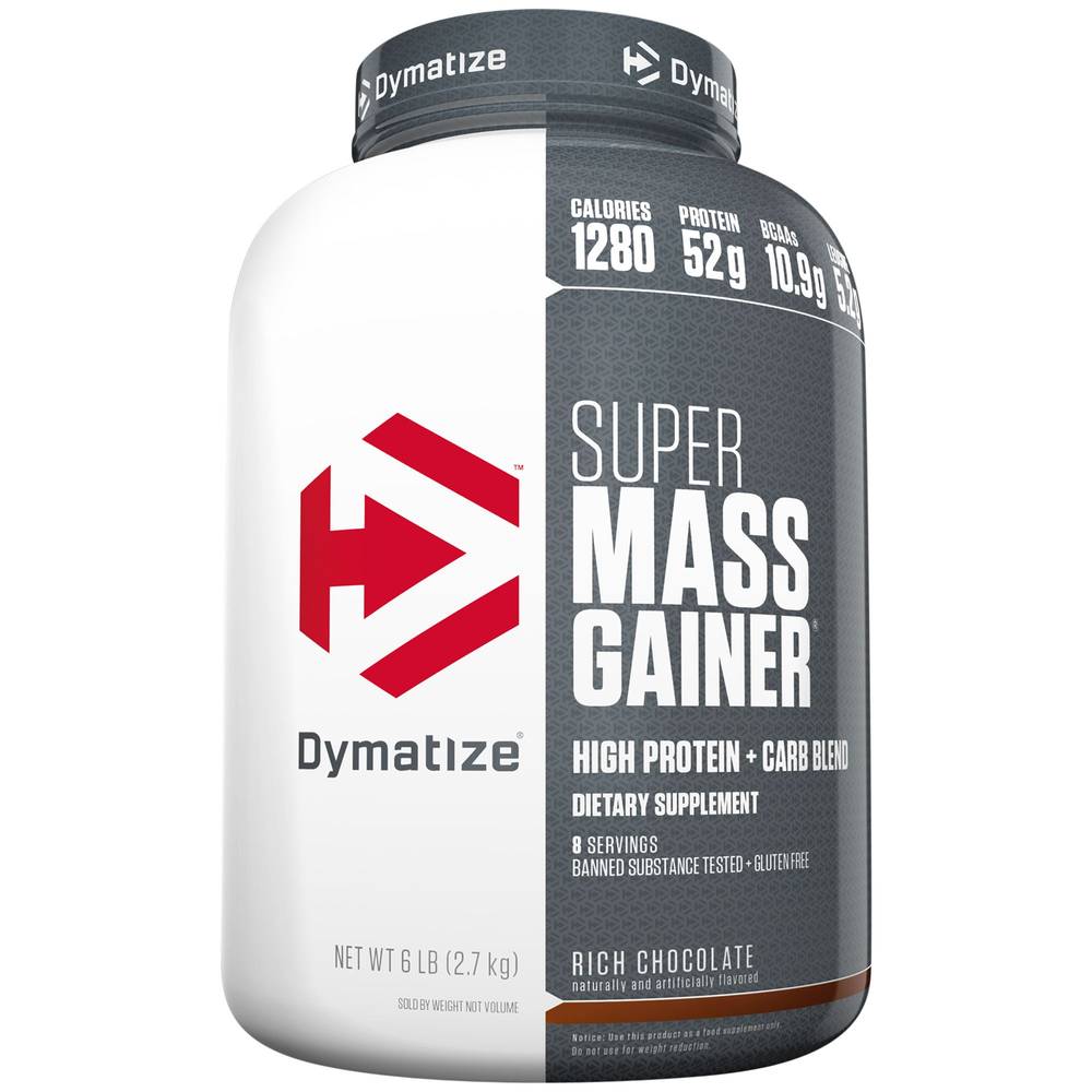 Dymatize Super Mass Gainer Powder (rich chocolate)