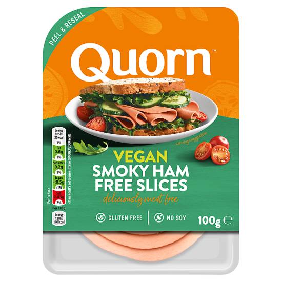 Quorn Vegan Smoky Ham Free Slices (100g)