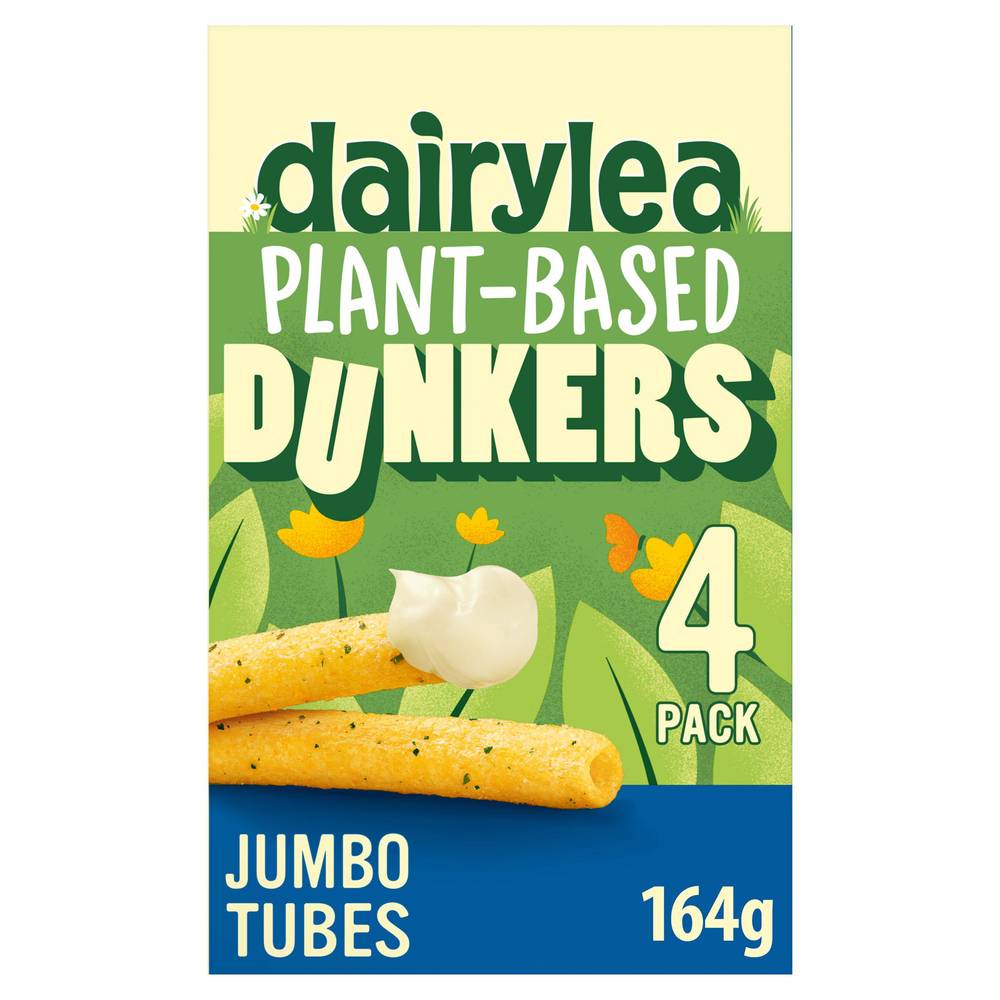 Dairylea Plant Based Dunkers Jumbo Tubes Cheese Snacks 4x41g