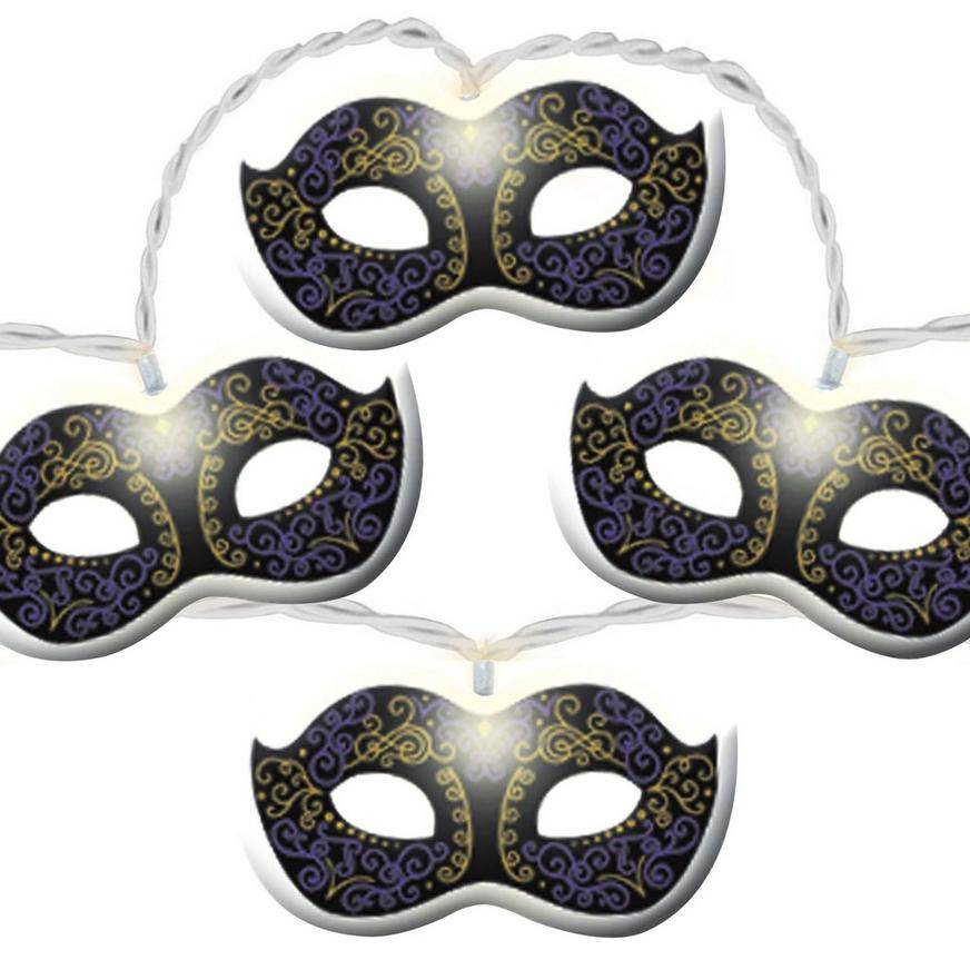 Masquerade Mask LED String Lights