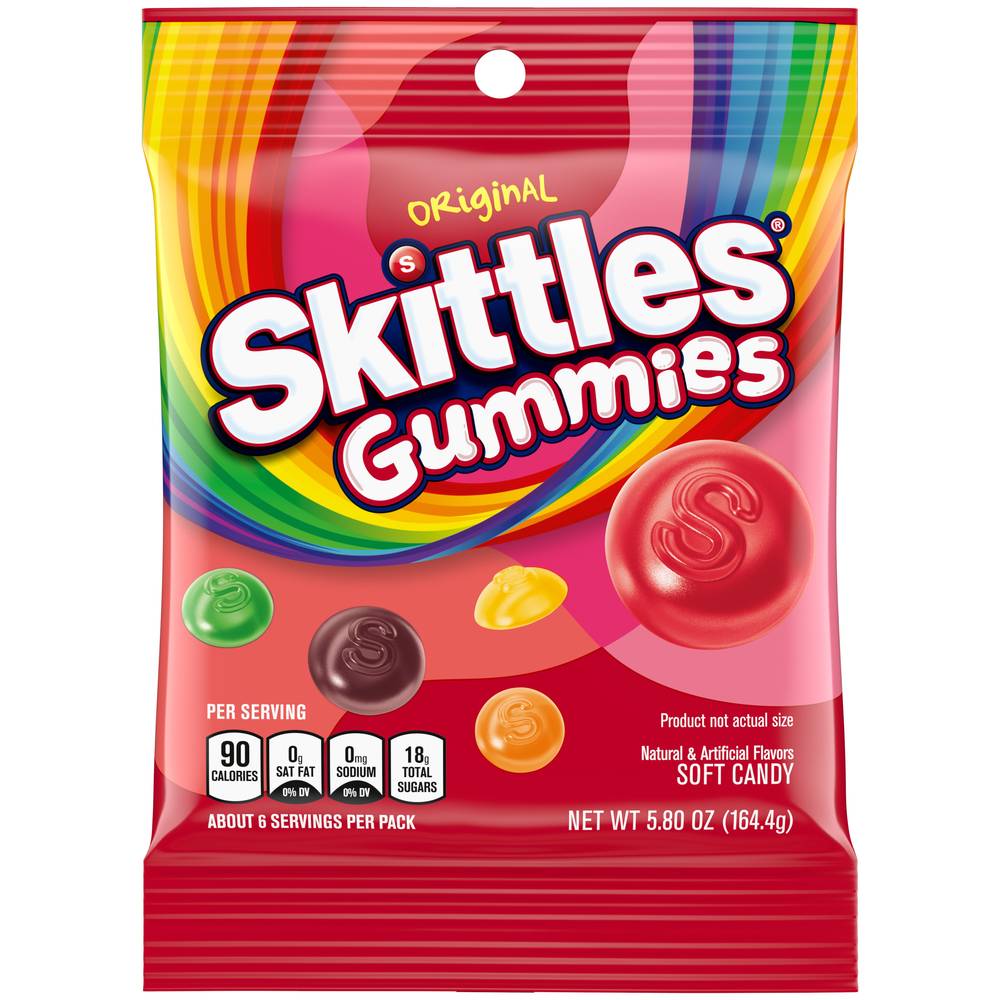 Skittles Gummies Candy, Original (5.8 oz)