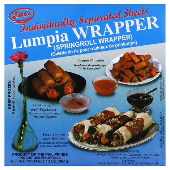 Simex Lumpia Springroll Wrappers (30 ct)