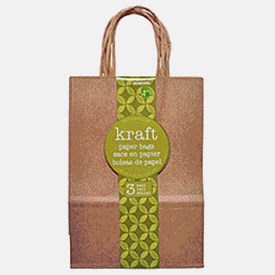 Kraft Paper Bags (Assorted Sizes), 3 Pack (Asst.)