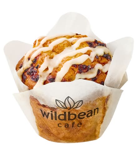 Raspberry White Chocolate Muffin