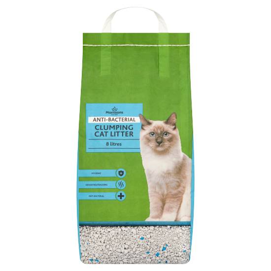 Morrisons Anti-Bacterial Clumping Cat Litter (8L)