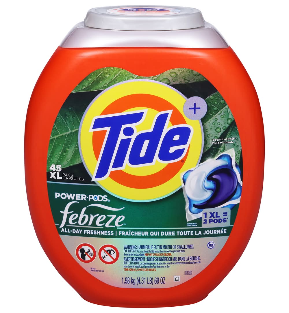 Tide Power Pods Laundry Detergent Pacs With Febreze,
