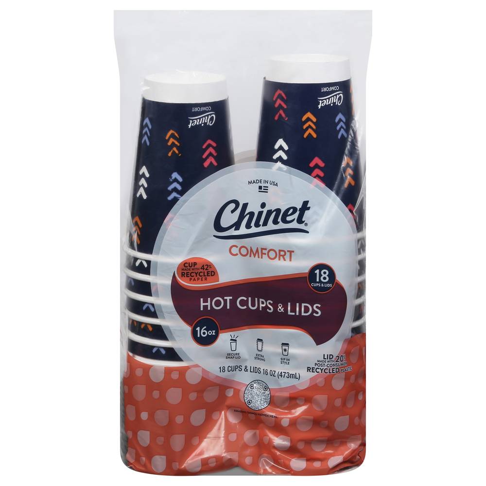 Chinet Double-Layer Comfort Cup & Lids