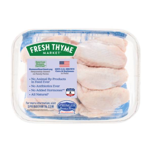 Fresh Thyme Antibiotic Free Chicken Wings