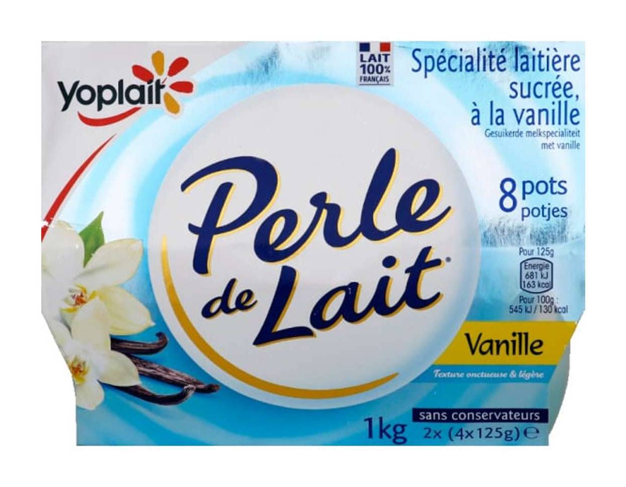 Yoplait Perle de Lait - Yaourt, vanille (8)
