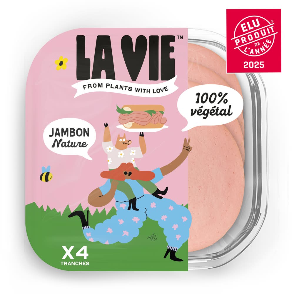 La Vie - Jambon 100% végétal nature (4)