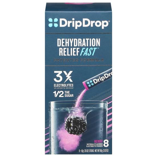 Dripdrop Ors Berry Electrolyte Powder (8 ct)
