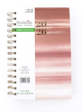 5" X 8" Coral 2026 Planner By Recollections