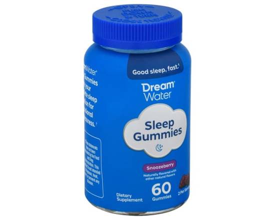 Dream Water · Snoozeberry Sleep Gummies (60 gummies)