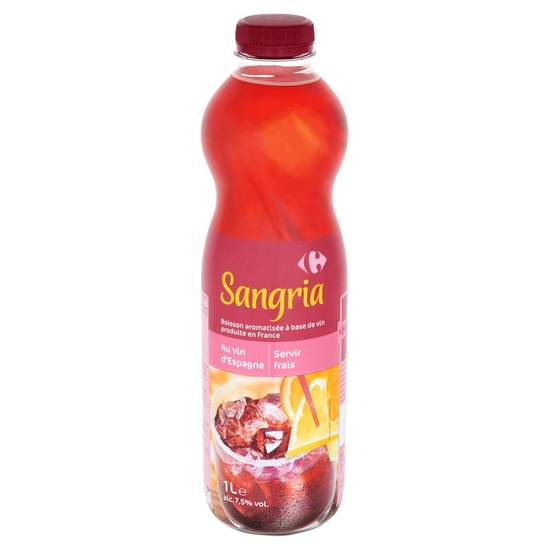 Carrefour Sangria au Vin d'Espagne 1 L