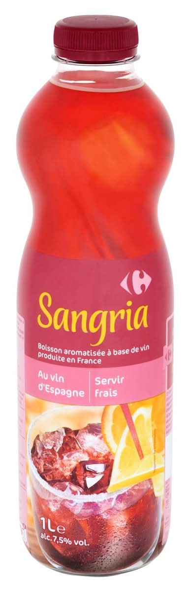 Carrefour Sangria au Vin d''Espagne 1 L