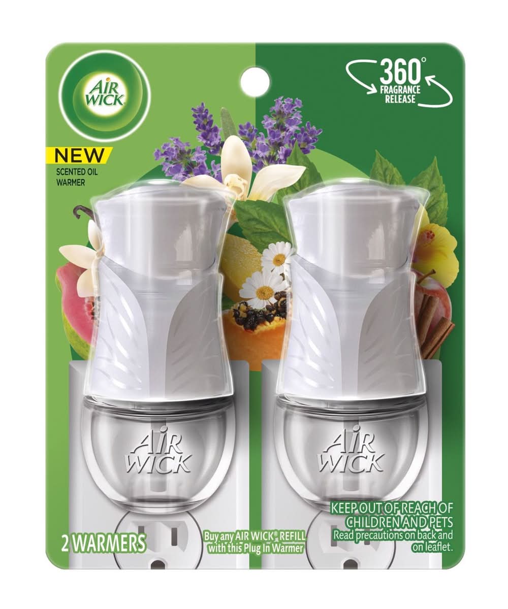 Air Wick Fresh Scent Air Freshener Oil Warmer Solid 2 Pk